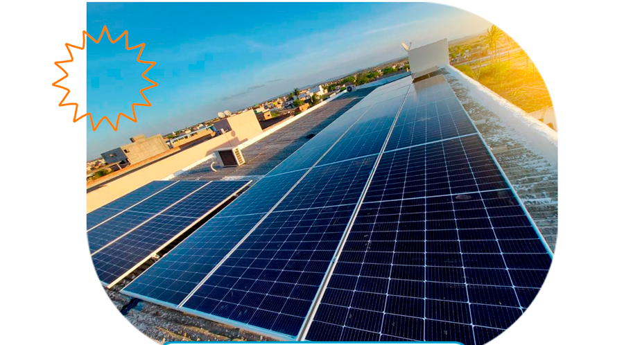 Sistema com 11,4 kWp de potência - SURUBIM