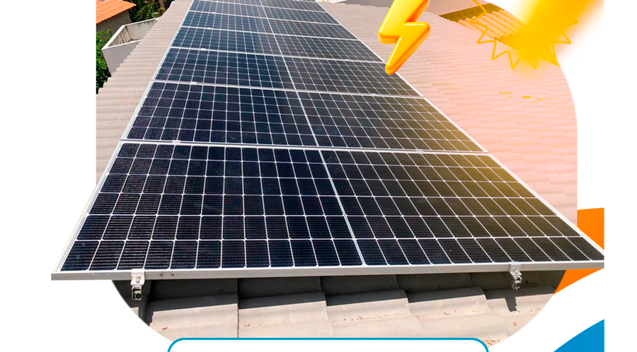 Sistema fotovoltaico com 4,5 kWp de potência - GRAVATÁ